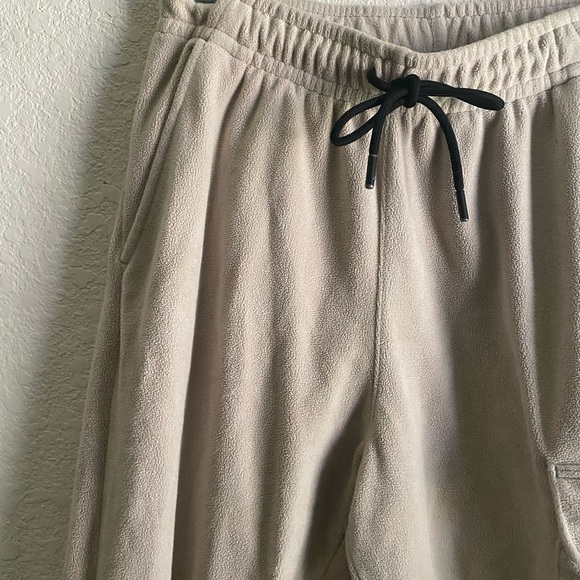 Jordan Essential Fleece Winter Cream Jogger Cargo Sweat Streetwear Pants Size S - Picture 9 of 16